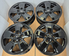 4x GENUINE GLOSS BLACK MINI COOPER ONE 15" ALLOY WHEELS F55 F56 FROM 2014 5X112