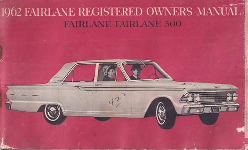 1962 ford fairlane registered - ford,