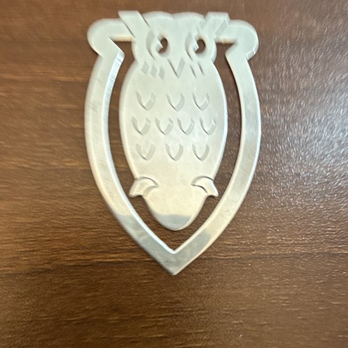 Solid silver owl book - solid, mark