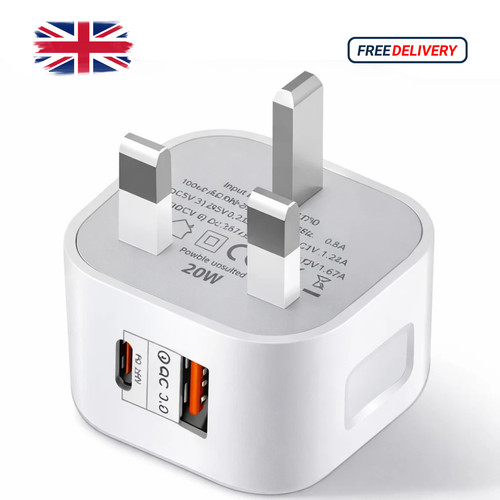 Fast charging dual port - dual, plug
