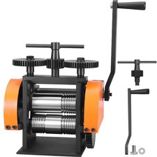 Uimoso Rolling Mill 1.77"/45 mm Jewelry Rolling Mill Machine 1: 2.4 Gear Ratio