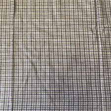 Wool Fabric Brown Tweed Check 1.25 m Dressmaking