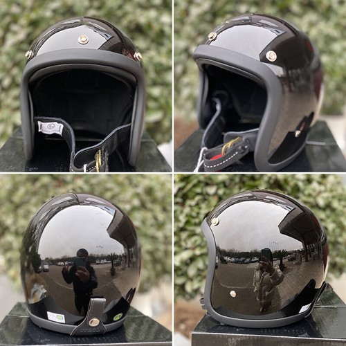 Open face motorcycle - 3/4,