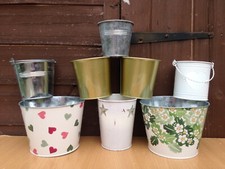 Tin Flower Plant Pots MIXTURE M & S Flower Shop Emma Bridgewater IKEA Daidai Pot