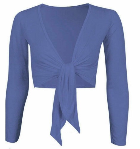 Womens tie crop shrug wrap - tie,
