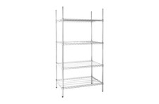 Chrome Wire Rack 4 Tier