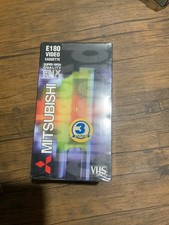 Mitsubishi e180 blank vhs - blank,
