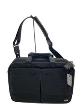 dunhill briefcase black plain