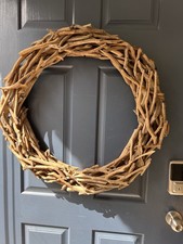Natural driftwood wreath