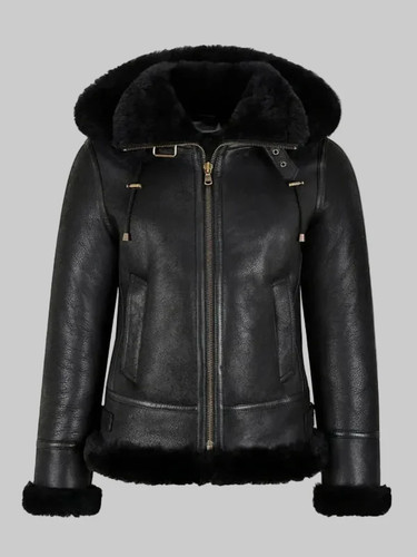 Women black bomber - women's,