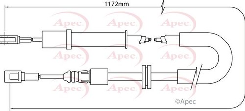 Apec cab1295 parking - cab1295, brake