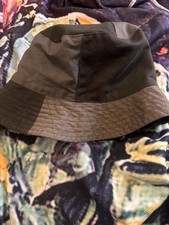 Engineered Garments Olive Cotton Bucket Hat PatchWork Design -NWOT