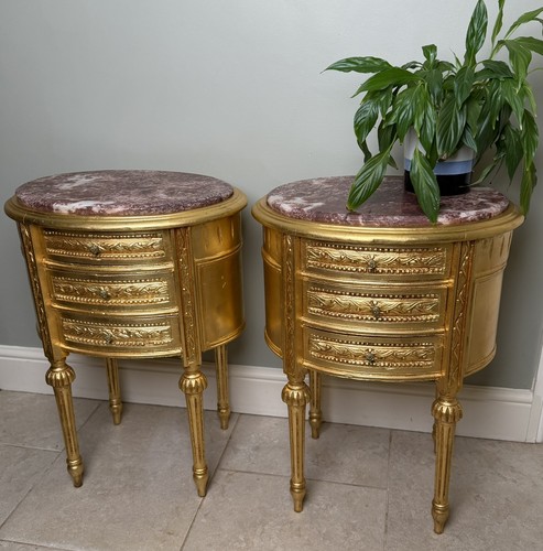 Pair ornate french louis - french, xv1