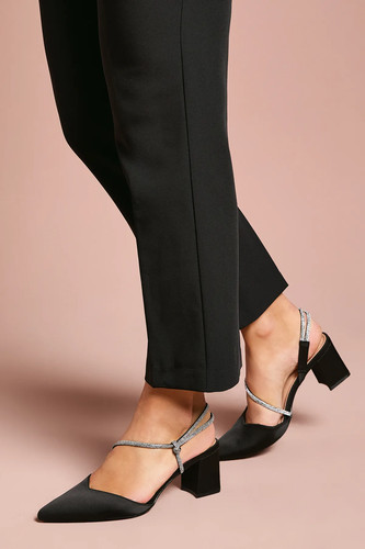 Coast black court shoes - shoes, womens