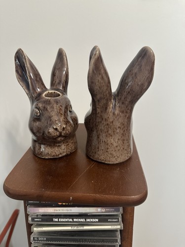 Hare head candle holders - hare,