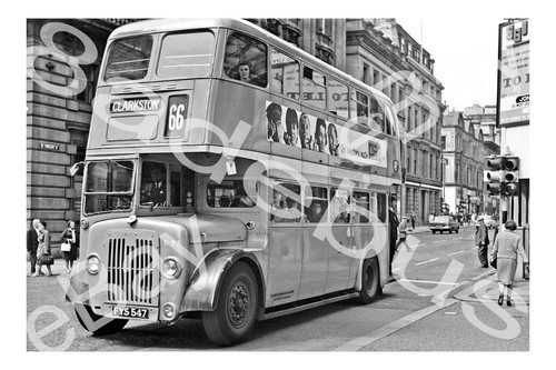 Bus photograph glasgow t - glasgow, c.t