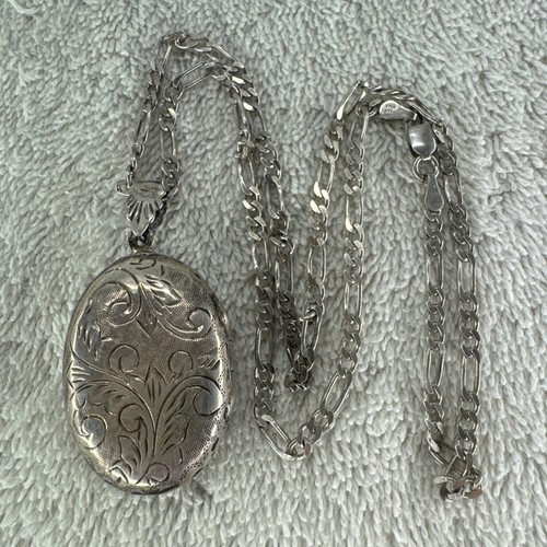 Solid silver engraved - solid,