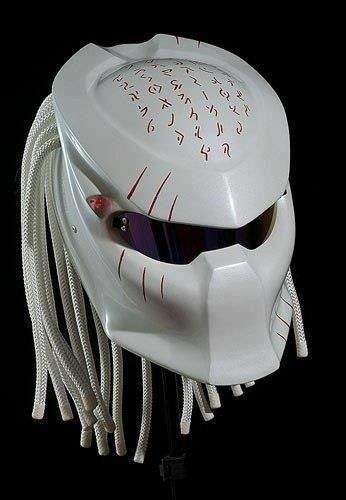 Chopper style predator helmet - style,