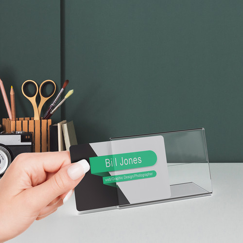 Business card pocket table - card,