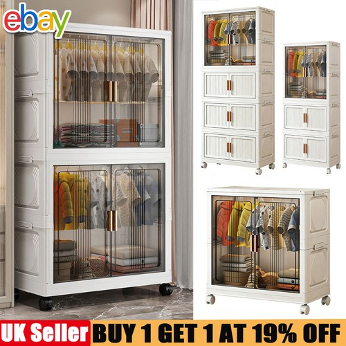 Tier large wardrobe - tier, folding