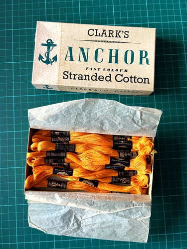 Vintage box clarks anchor - box,