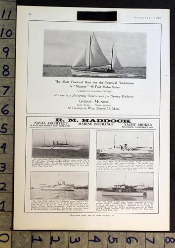 1924 munroe motor sailer - munroe, ft