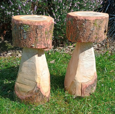 Chainsaw carved wooden