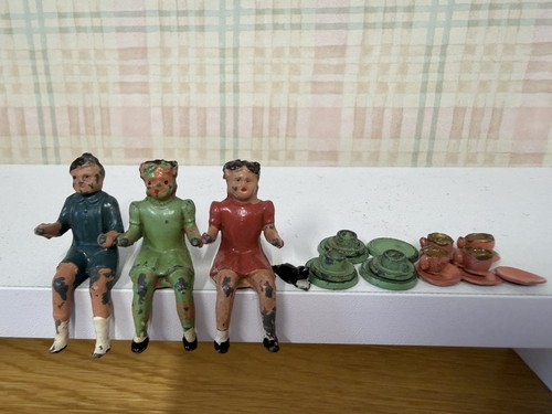 Vintage cresent toys painted - vintage,