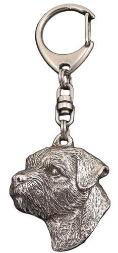 Border terrier silver plated - -,