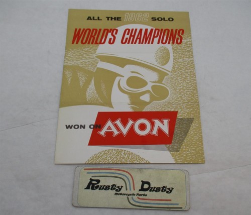Vintage avon tires 1962 - avon,