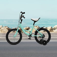 Used! 16-inch children's bike for ages 5-8 with training wheels Bike Green UK