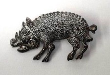 German U-Boat Badge U-85 Kriegsmarine WW2 'The Wild Boar with Rose' WWII AGED 