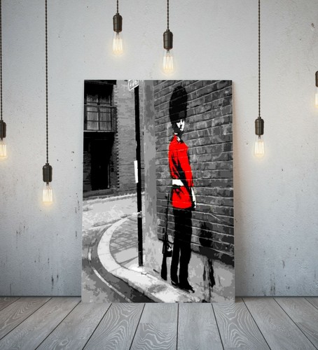 Banksy queens guard deep - guard-,
