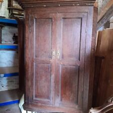 Antique Welsh oak corner cabinet c1800 
