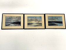 3x Peter Scott Signed Framed