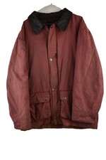 Stones Mens Burgandy Waxed