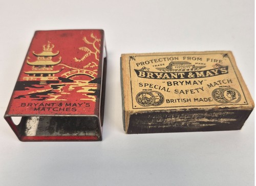 Bryant may matchbox - matchbox, holder