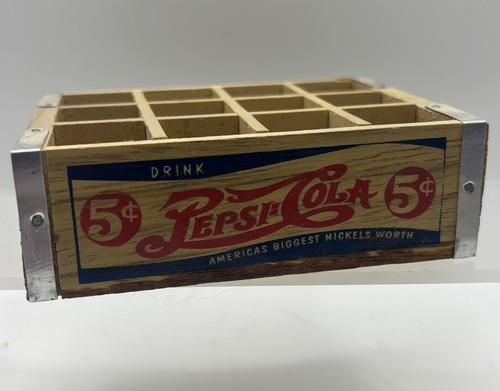 Pepsi cola wooden crate - cola,
