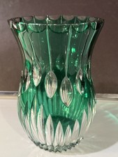 VINTAGE Val St Lambert Green