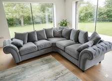 Beautiful Grey 2C2 Corner Sofa