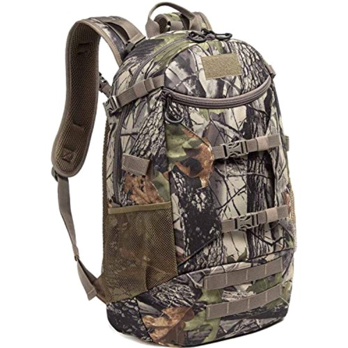Large camo hunting backpack - camo,