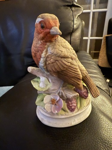 Vintage porcelain robin - vintage,