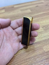 Vintage rare Maruman DL-40  Gold-plated Japan Vintage Slim Gas Lighter, working.