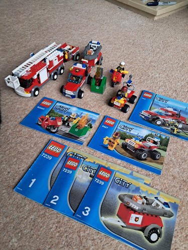 Lego city fire 4 - city, vehicle