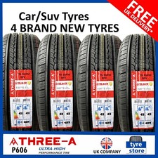 4X New 215 55 18 THREE A ECOSAVER 99V XL 215/55R18 2155518 *C/B RATED* (4 TYRES)