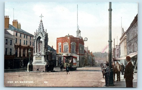 Postcard high street maidstone - high,