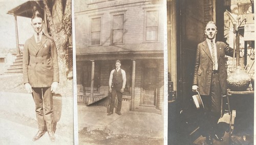 Lot antique 1920s photos - lot, of