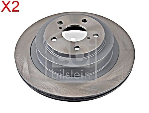 Rear brake disc pcs febi - brake,