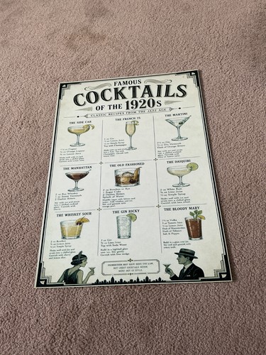 1920s famous cocktail recipes - cocktail,