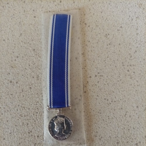 Police lsgc miniature medal - police,